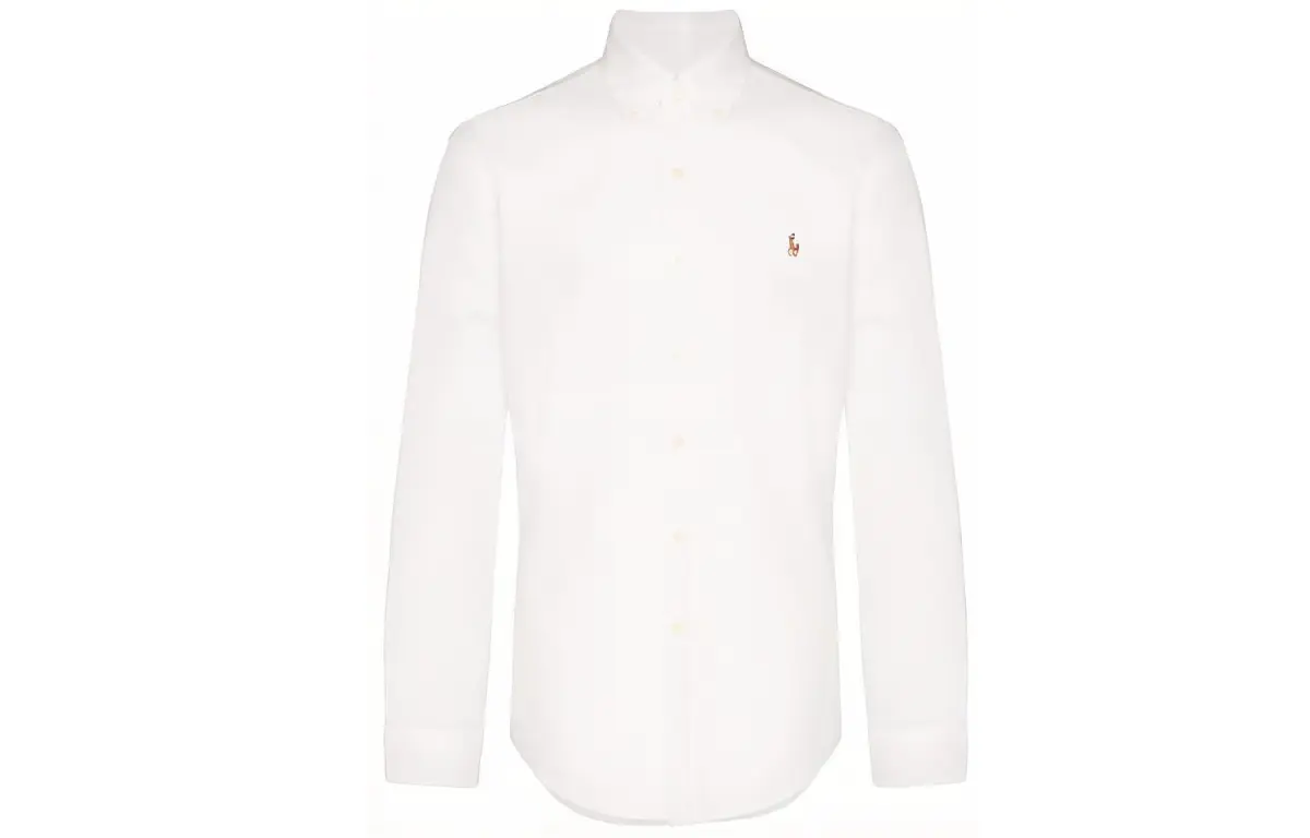 Polo Ralph Lauren Pony Embroidered Curved Hem Shirt