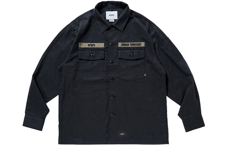 Мужская рубашка WTAPS Utility Shirt (оливковая)