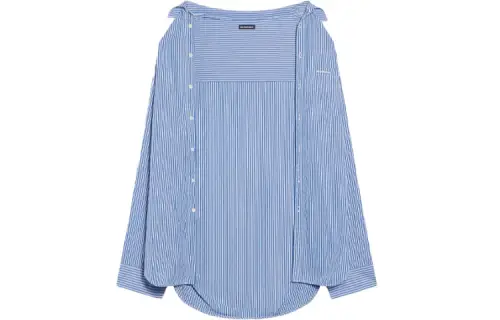 Balenciaga Shirt Regular Fit Men's Light Blue