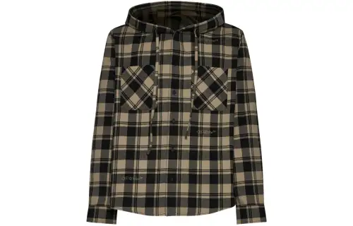 OFF WHITE Checked Hooded Shirt