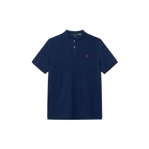 Polo Ralph Lauren Polo Shirts Men's Blue Polo Collar Moderate