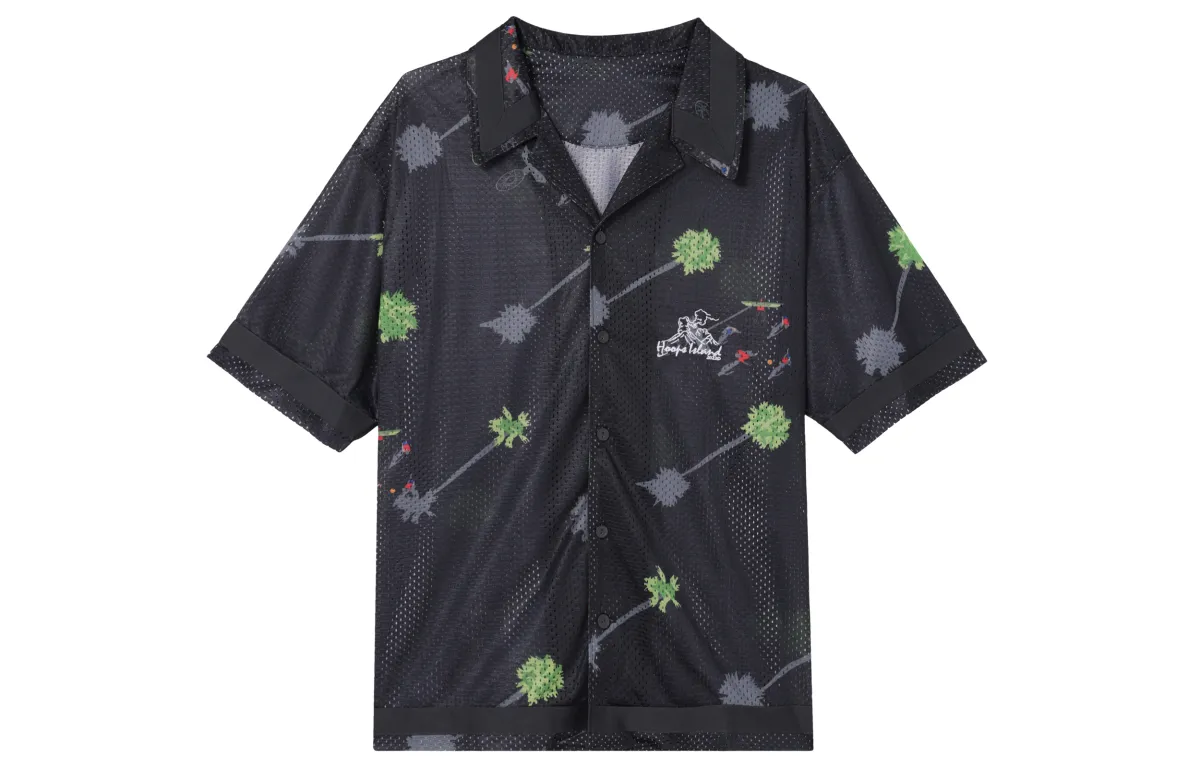 Nike Dri-Fit Shirts Men's Black Lapel Moderate Other