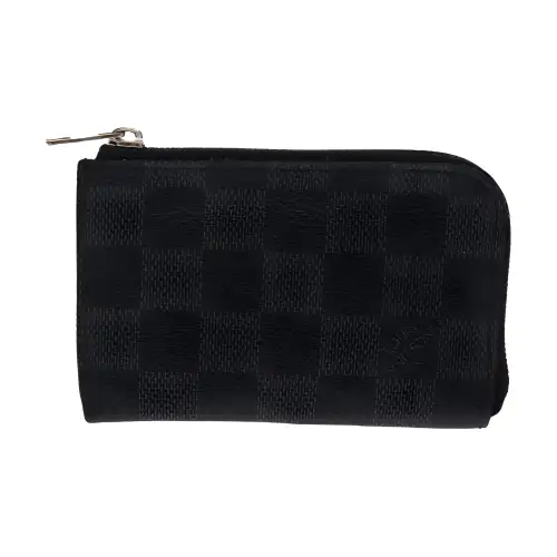 LOUIS VUITTON Canvas Coin Purse Unisex Graphite