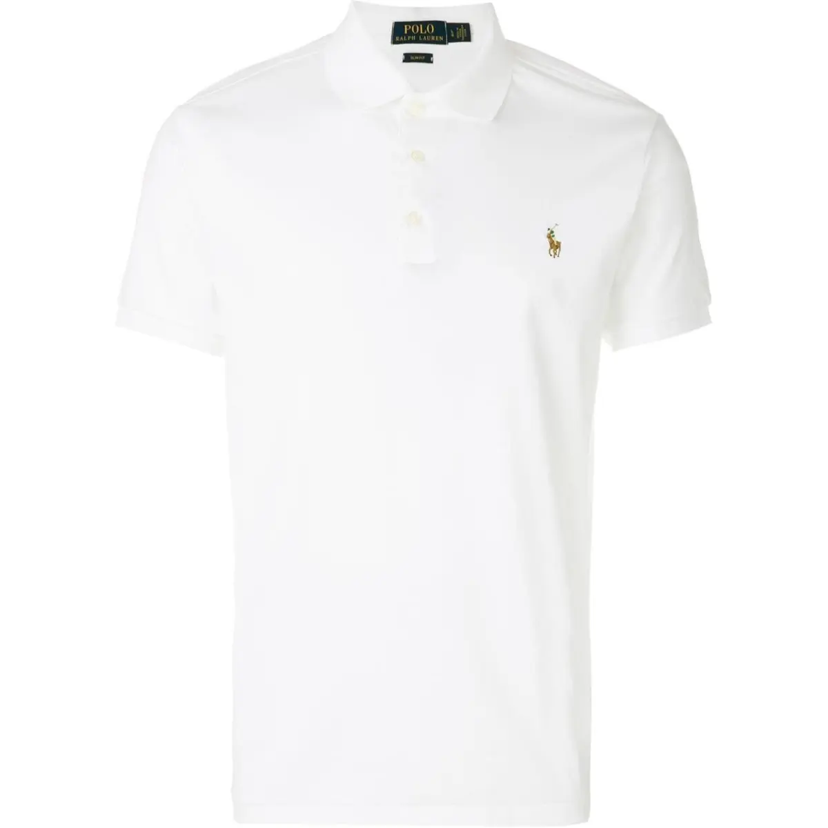 Polo Ralph Lauren SS22 Polo Shirt Slim Fit Men's White