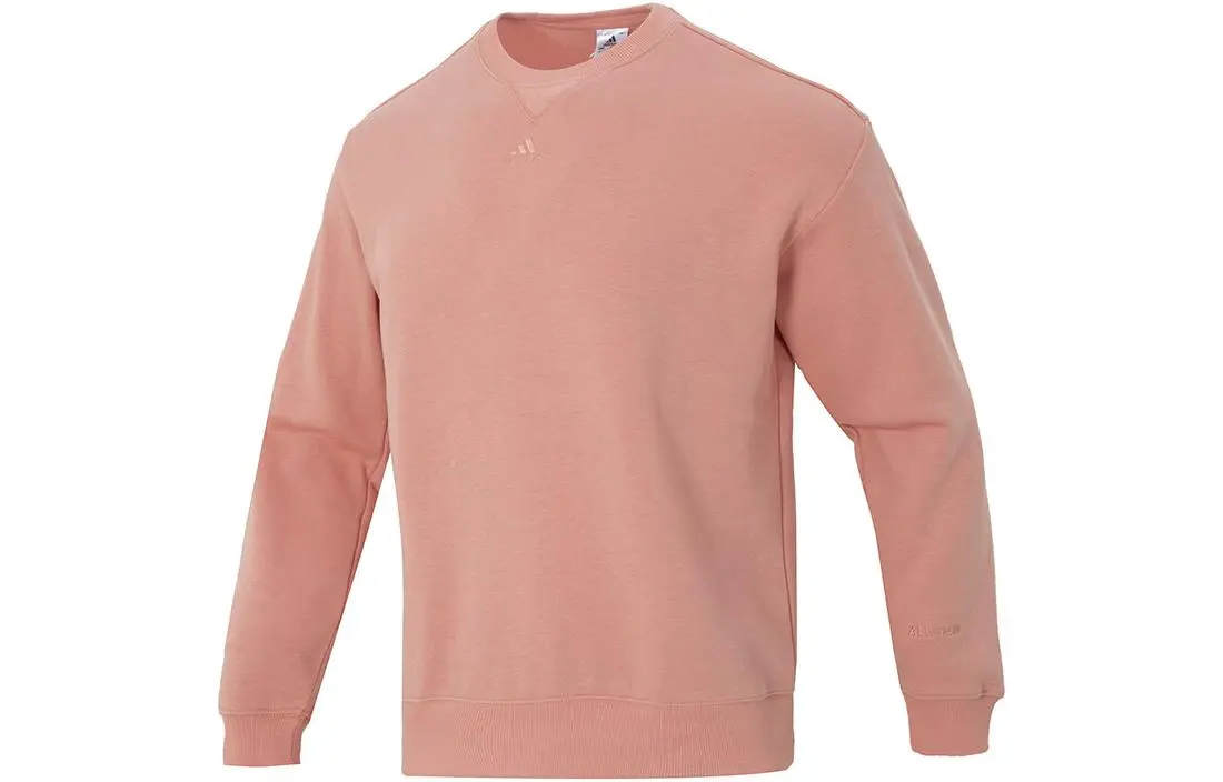 Adidas Sweatshirts Men's Peach Crew Neck Moderate Regular
