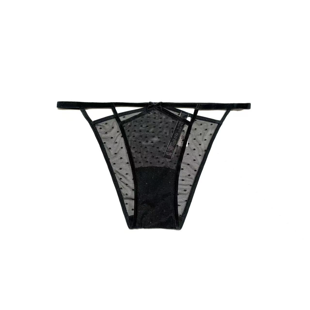 Женские трусы Victoria's Secret Сетчатые (черные)