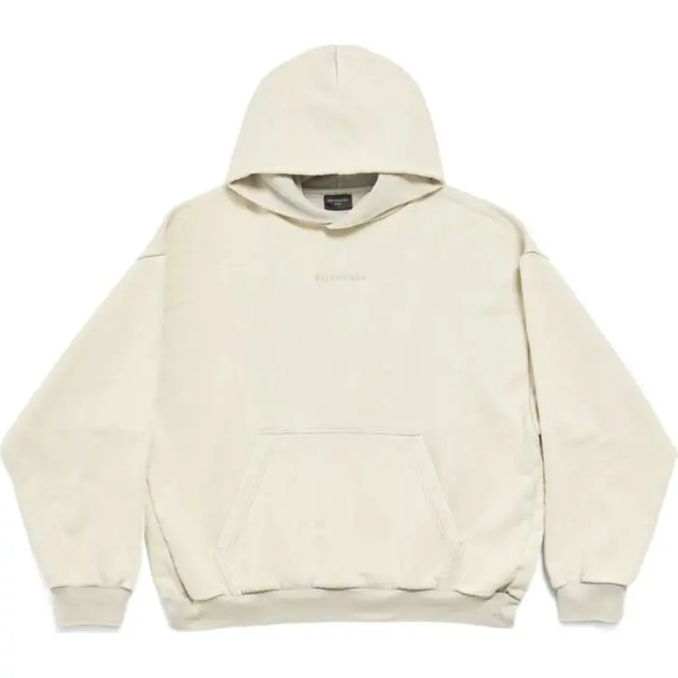 Balenciaga Logo Embroidered Hoodie