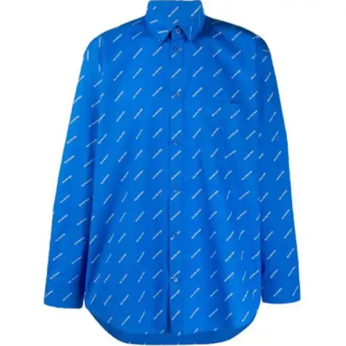 Balenciaga All Over Logo Shirt