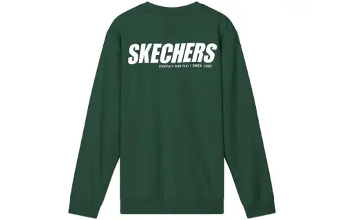 Skechers Sweatshirts Unisex Estate Green/00X9 Crew Neck Moderate Regular