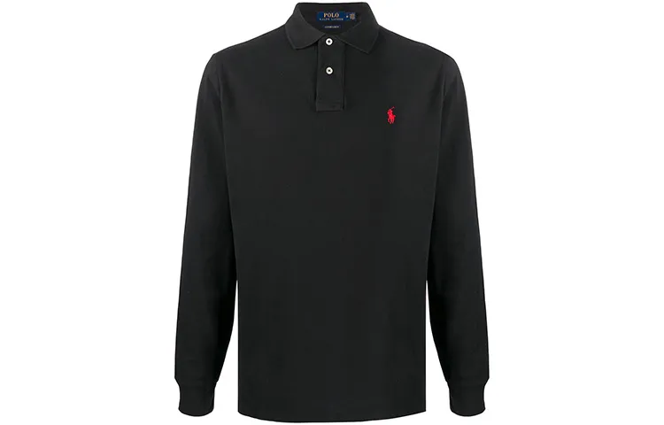 Polo Ralph Lauren SS22 Polo Shirt Custom Slim Fit Men's Black