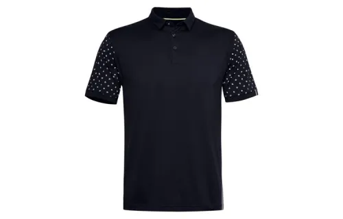 Under Armour Polo Shirts Men's Black Polo Collar Thin Straight Fit
