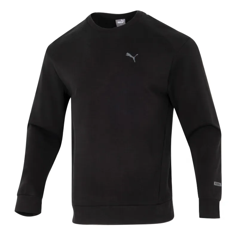PUMA Sweatshirts Men's Black Crew Neck Moderate Other