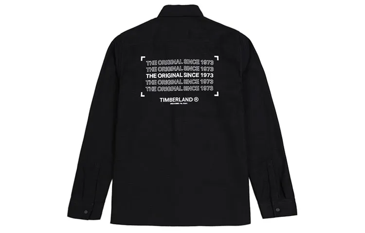 Timberland Shirts Men's Black Lapel Moderate Other
