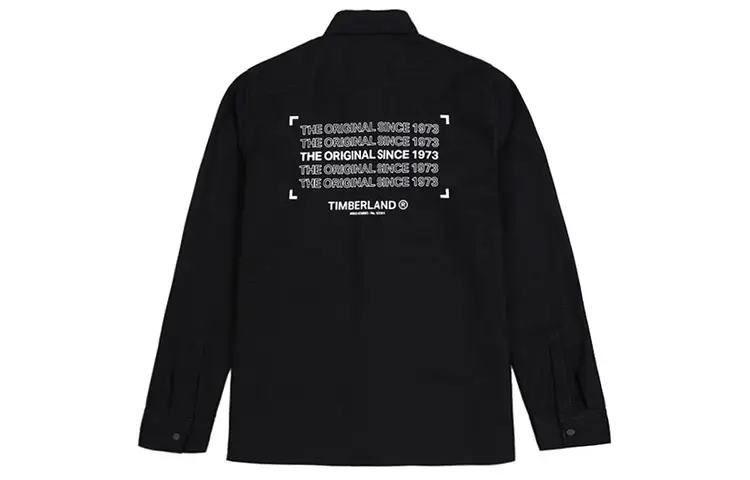 Timberland Shirts Men's Black Lapel Moderate Other
