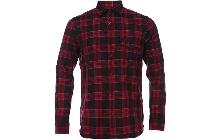 Burberry Shirts Men's Red Moderate