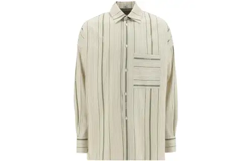 LOEWE Shirts Men's Multicolor Lapel Moderate Other