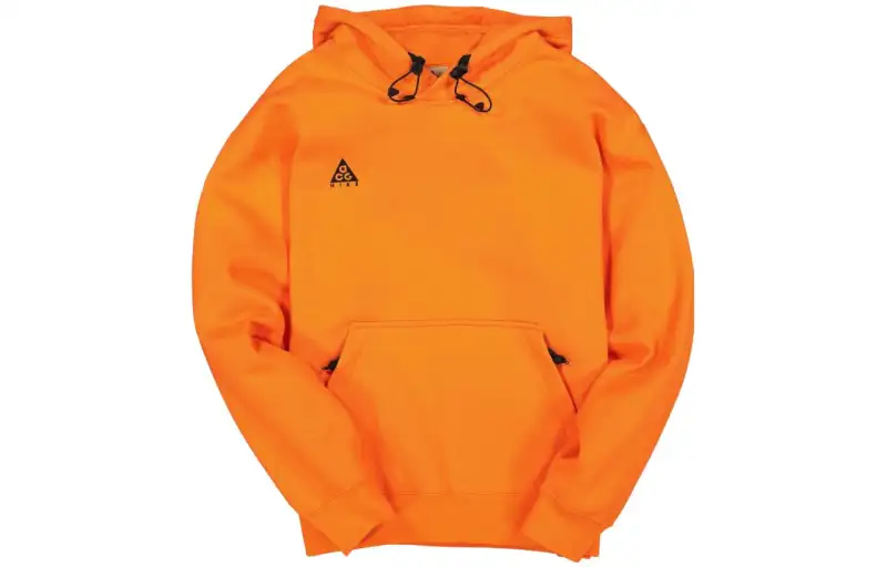 Nike Sweatshirts Men's Orange Hooded Moderate Other