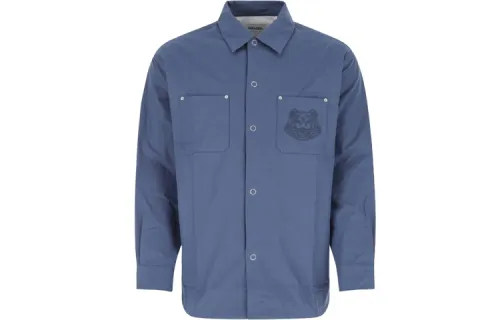KENZO Classic Tiger Head Shirt Men's Blue