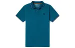 Timberland Polo Shirts Men's Royal Blue Polo Collar Moderate Straight Fit