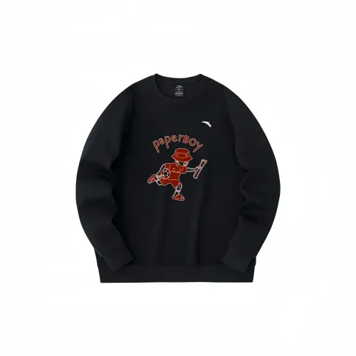 Anta Variety Training Collection Sweatshirt Unisex Basic Black