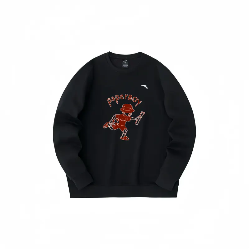 Anta Variety Training Collection Sweatshirt Unisex Basic Black