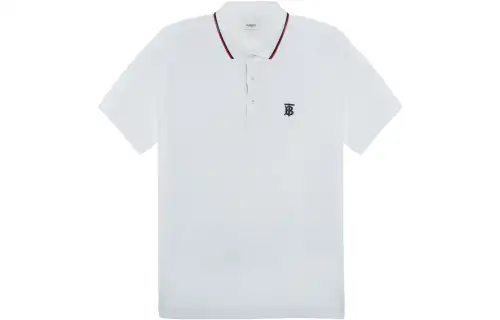 Burberry Logo Embroidered Polo