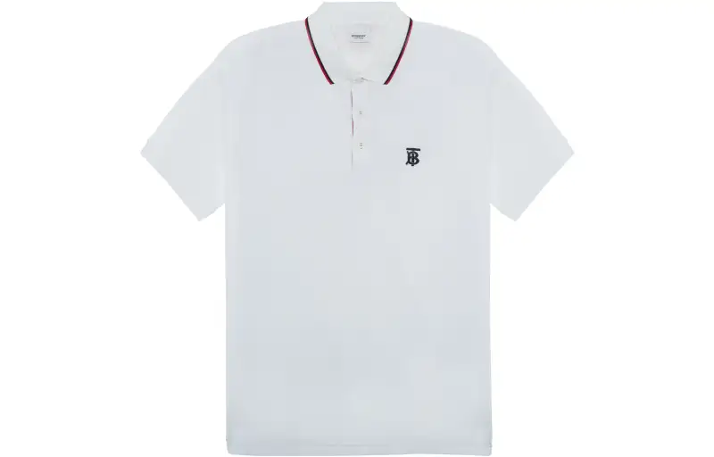 Burberry Logo Embroidered Polo