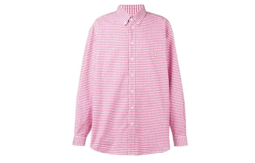 GUCCI Shirts Men's Pink Lapel Moderate Other