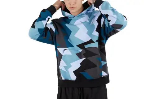 Jordan Flight Sweatshirts Men's Multicolor Hooded Moderate Regular