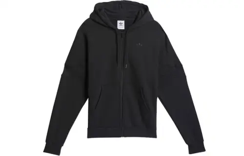 Adidas Originals CLR84 Sweatshirts Unisex Black Hooded Moderate Regular