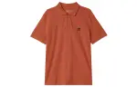 Timberland Polo Shirts Men's Orange Polo Collar Moderate Straight Fit