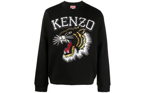 KENZO Tiger Embroidered Crewneck Sweatshirt