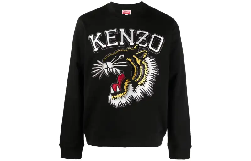 KENZO Tiger Embroidered Crewneck Sweatshirt