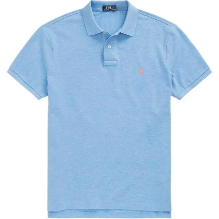 Polo Ralph Lauren SS22 Polo Shirt Custom Slim Fit Men's Blue