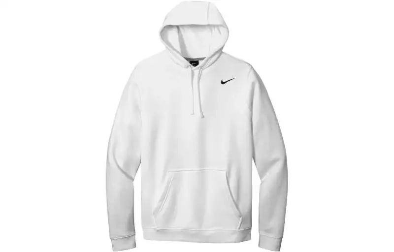 Nike Sweatshirts Men's White Hooded Moderate Regular