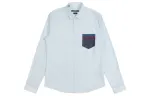 GUCCI Shirts Men's Blue Moderate Shirt