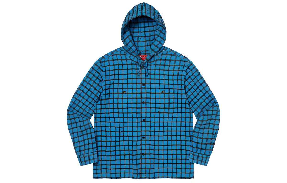 Supreme Mini Plaid Hooded Shirt