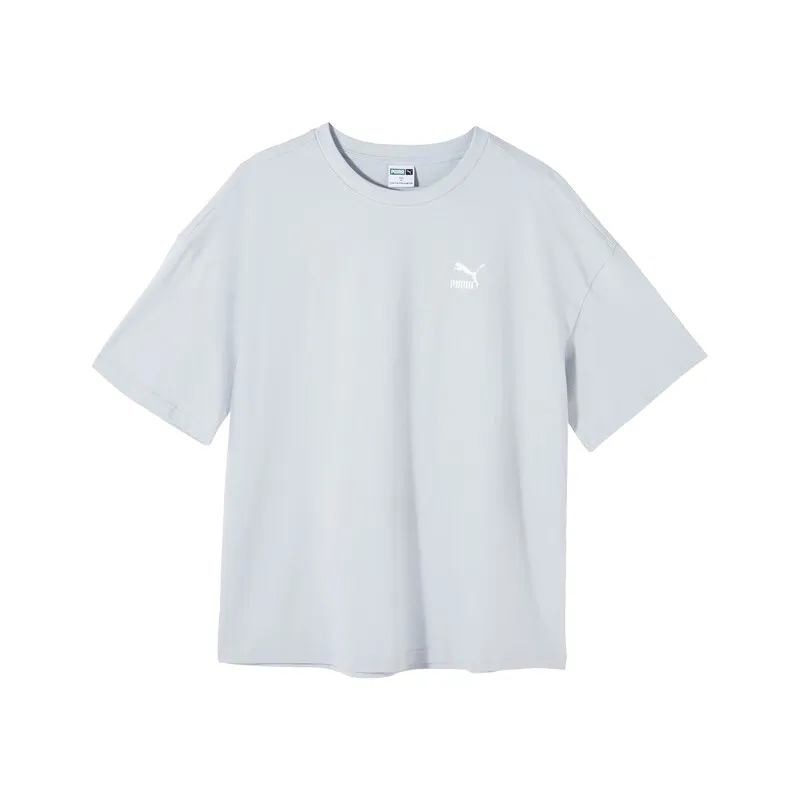 PUMA T Shirt Unisex Platinum Gray