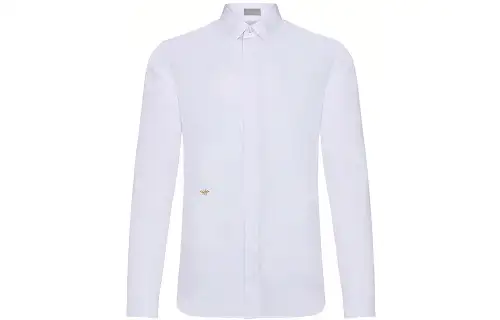 DIOR Homme Bee Embroidered Long Sleeved Shirt