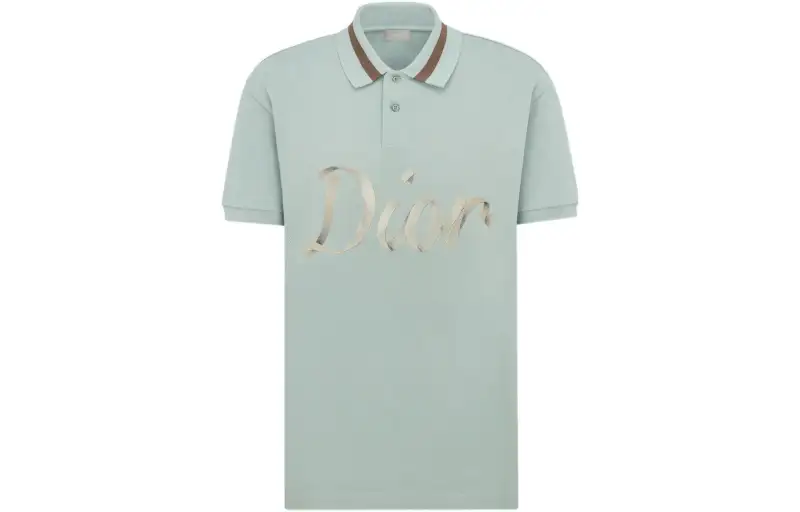 DIOR Quarterly New Products Polo Shirt Men's Green