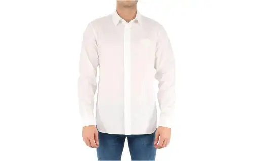 DIOR Quarterly New Products Shirts Men's White Lapel Moderate