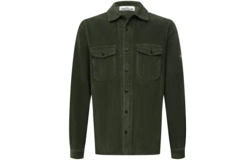 STONE ISLAND Shirt Men's Army Green