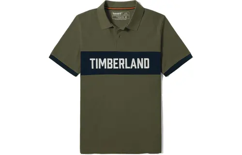 Timberland Polo Shirt Men's Army Green