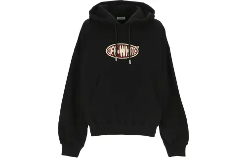 OFF-WHITE Crystal-embellished Logo Hoodie