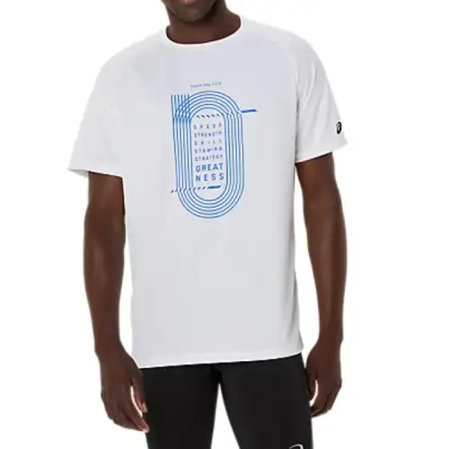 ASICS SHORT SLEEVE TOP T Shirt Men's Bright White