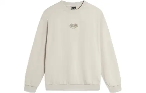 Li Ning Sports Life Collection Sweatshirt Unisex Dawn Gray