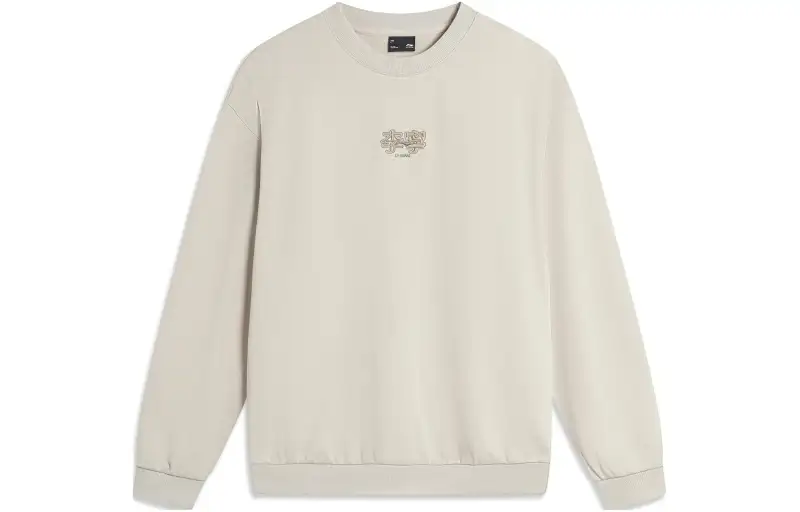 Li Ning Sports Life Collection Sweatshirt Unisex Dawn Gray