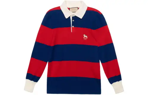 GUCCI Polo Shirt Men's Multicolor