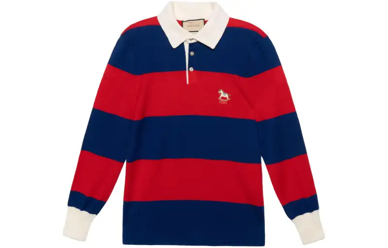 GUCCI Polo Shirt Men's Multicolor