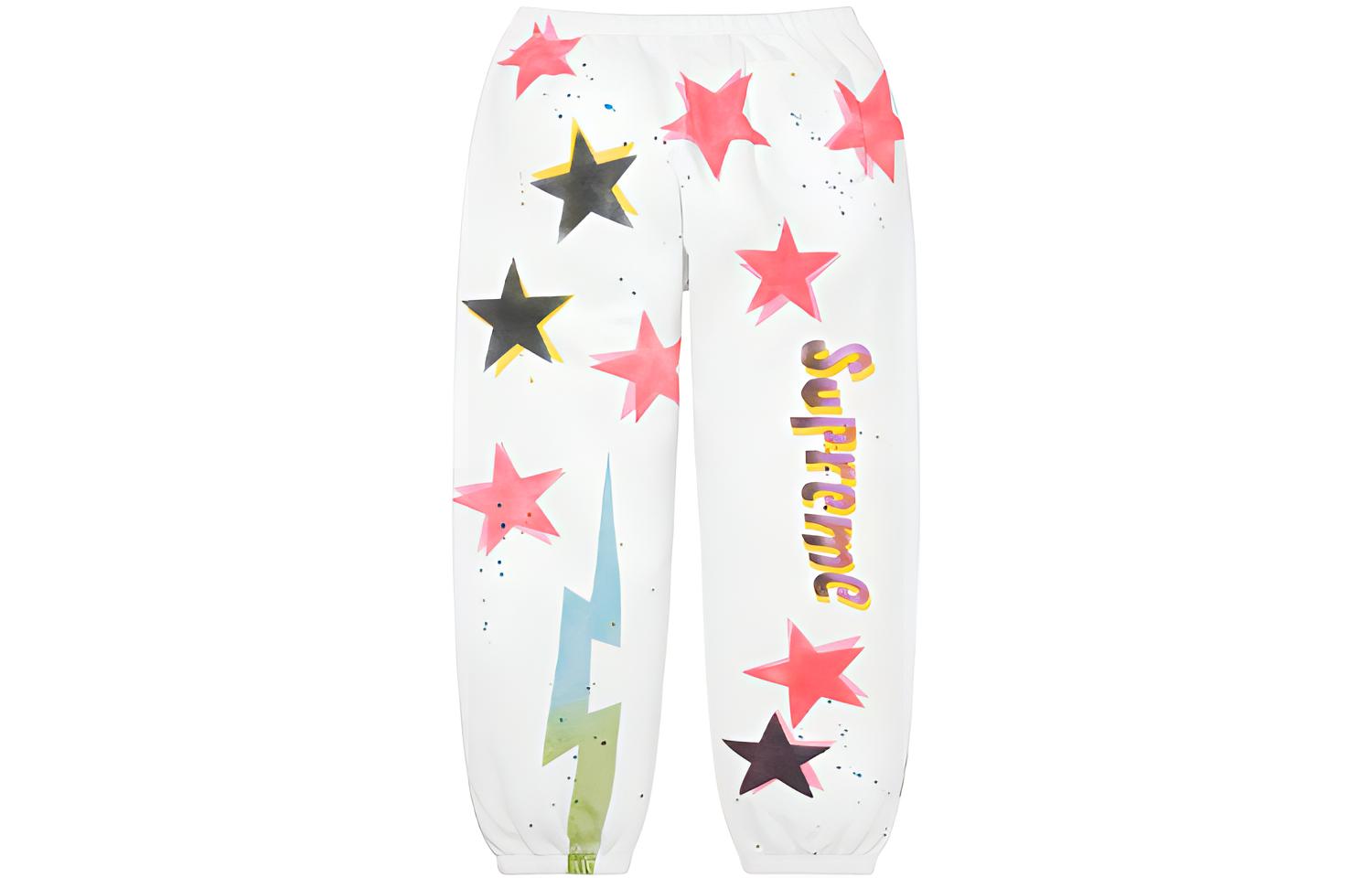 Штаны Supreme SS21 Gonz Stars (серые) — фото 2